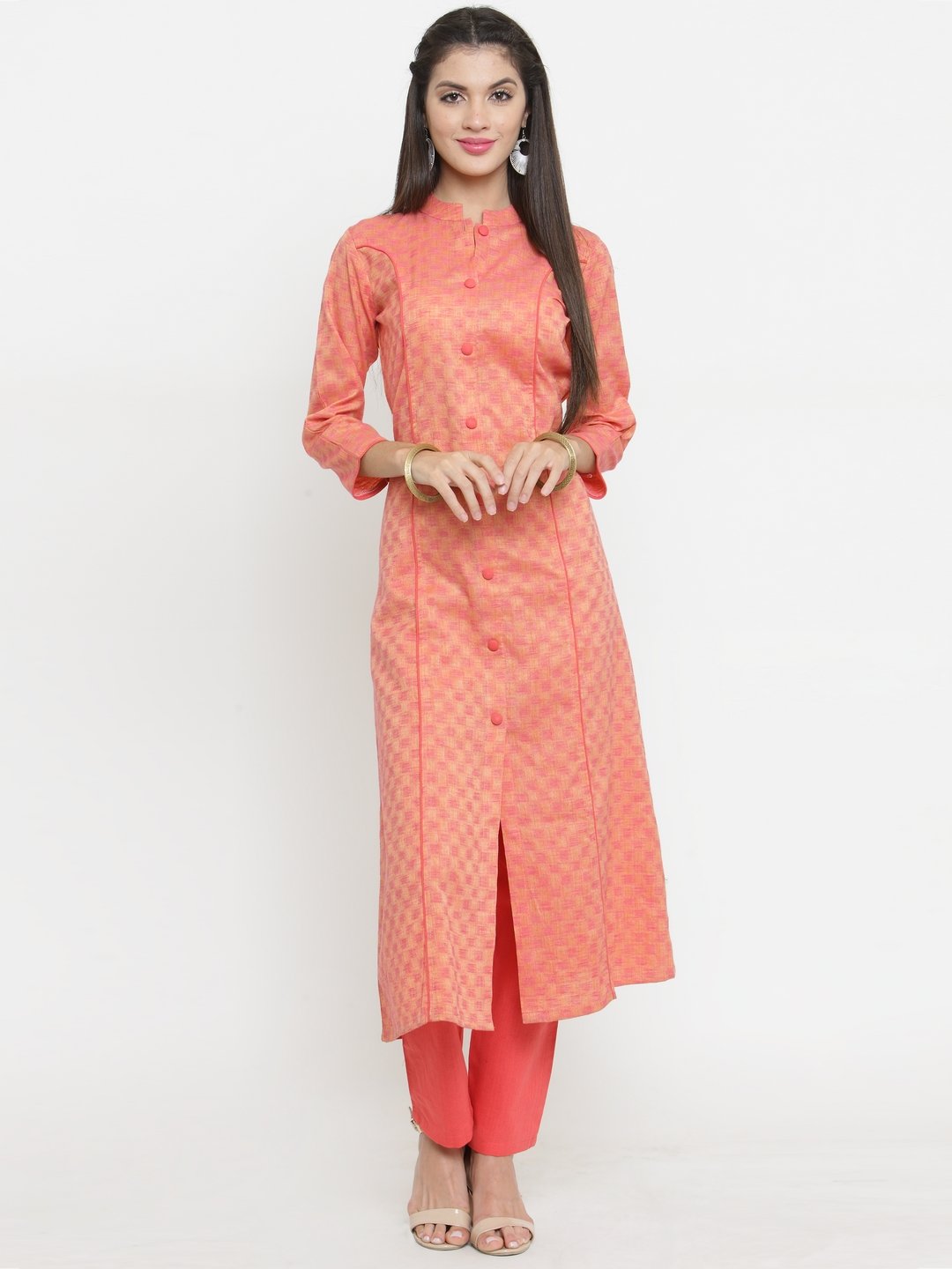 Buy Brown Kurtis & Tunics for Women by FERANOID Online | Ajio.com