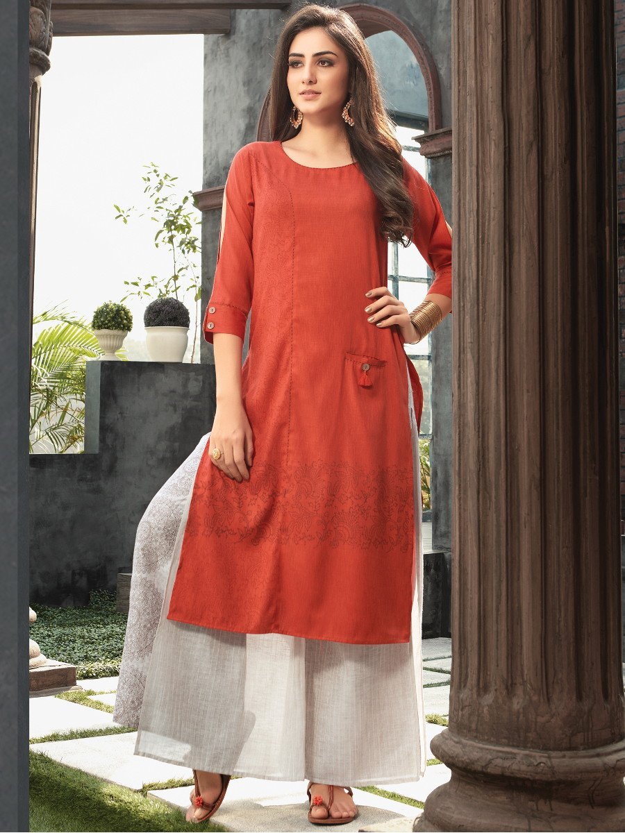 Multi Colour Satin Readymade Salwar Suit