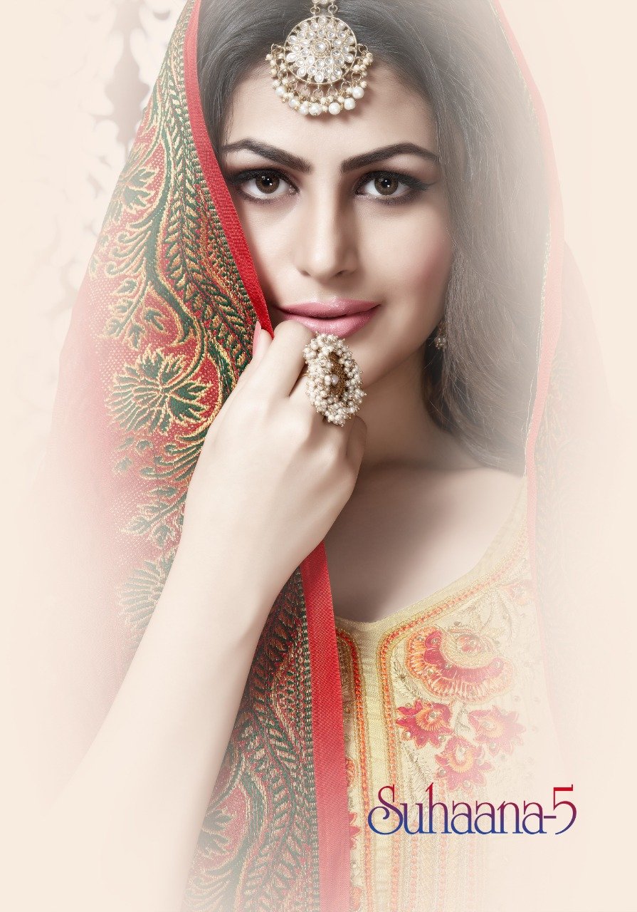 Utsav Suits present Suhaana 5 Glaze cotton Salwar kameez wholesaler