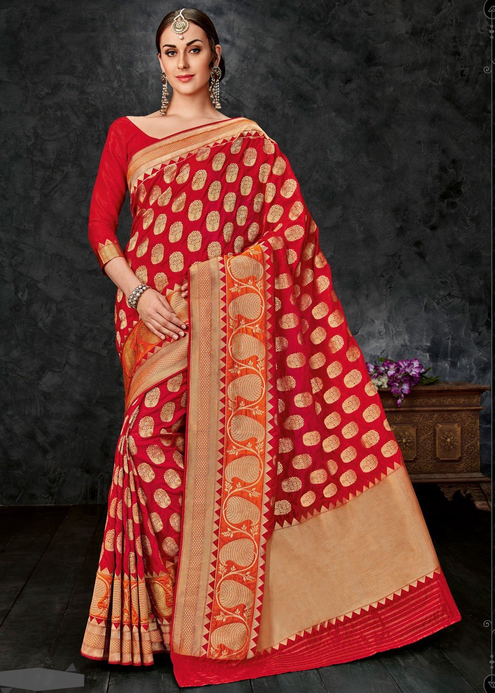 cutwork banarasi sarees