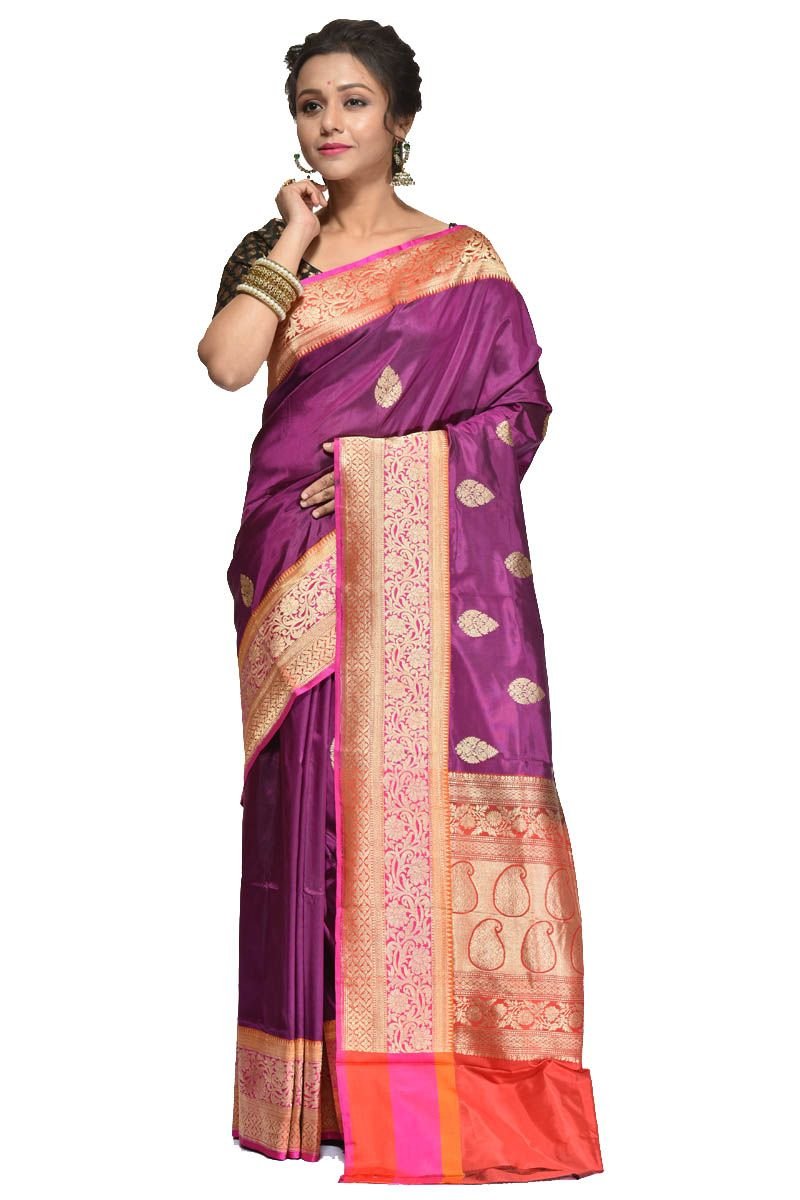 katan silk banarasi sarees