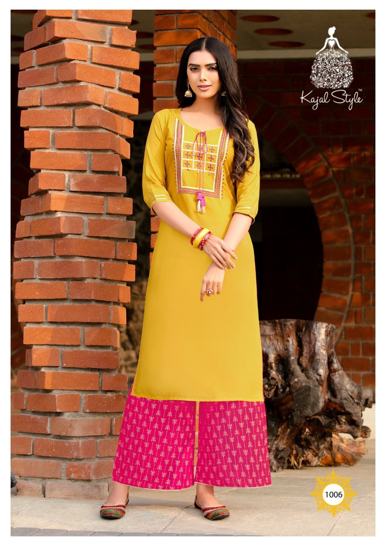 Buy Printed Cotton Pink Party Wear Kurti Online