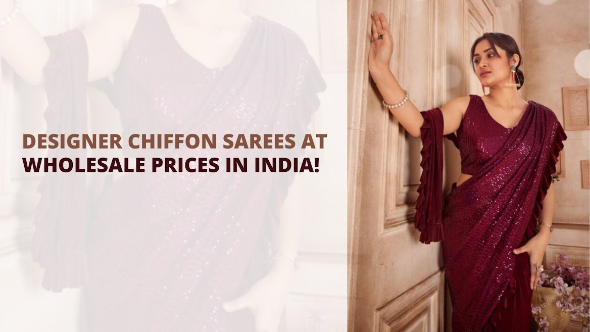 chiffon sarees wholesale