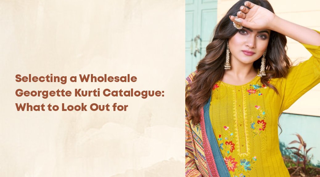 Wholesale georgette kurtis catalogue